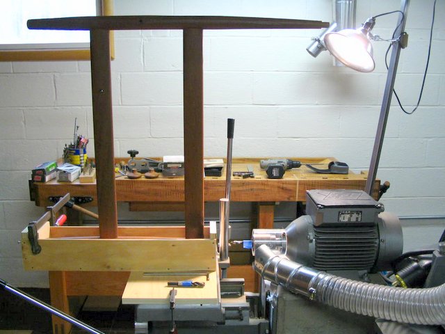 Drilling Side Frame for Knob Repair